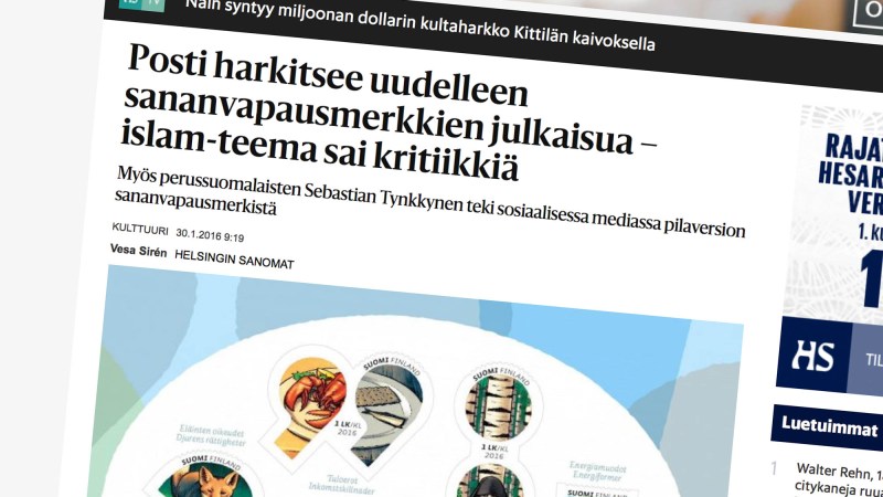 Posti, miten meni noin niinkun omasta&nbsp;mielestä?